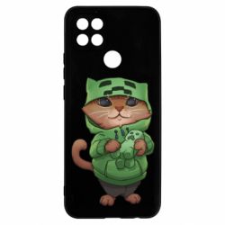 Чехол для Oppo A15s/A15 Кот Майнкрафт - PrintSalon