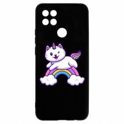 Чехол для Oppo A15s/A15 Котик-единорог - PrintSalon