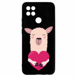 Чохол для Oppo A15s / A15 Lama with heart - PrintSalon