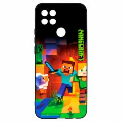 Чехол для Oppo A15s/A15 Майнкрафт - PrintSalon