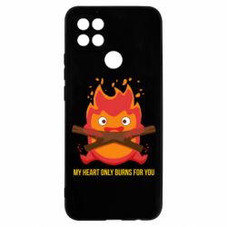 Чехол для Oppo A15s/A15 MY HEART ONLY  BURNS FOR YOU - PrintSalon