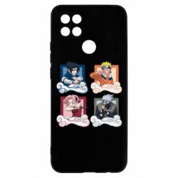 Чехол для Oppo A15s/A15 Naruto team 7 in action - PrintSalon