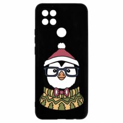 Чехол для Oppo A15s/A15 New Year's Penguin - PrintSalon