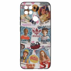 Чехол для Oppo A15s/A15 Очень странные дела. Стикеры - PrintSalon