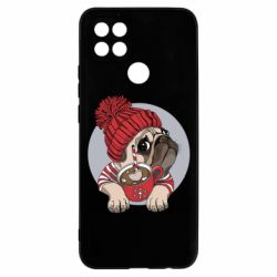 Чехол для Oppo A15s/A15 Pug And Coffee - PrintSalon