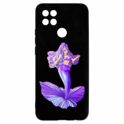 Чехол для Oppo A15s/A15 Purple Mermaid Barbie - PrintSalon