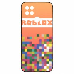 Чехол для Oppo A15s/A15 Roblox and squares - PrintSalon