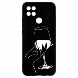 Чехол для Oppo A15s/A15 Рука с бокалом - PrintSalon