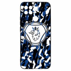 Чохол для Oppo A15s / A15 Scania logo and grunge - PrintSalon