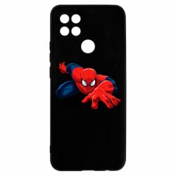 Чехол для Oppo A15s/A15 Spiderman and jump - PrintSalon