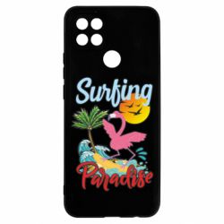 Чехол для Oppo A15s/A15 Surfing Paradise Flamingo - PrintSalon