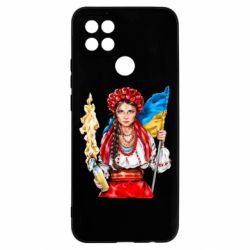 Чехол для Oppo A15s/A15 Украинская девушка в венку - PrintSalon