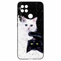 Чехол для Oppo A15s/A15 Yin and Yang cats - PrintSalon