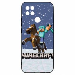 Чохол для Oppo A15s / A15 Зимовий Майнкрафт - PrintSalon