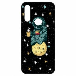 Чохол для Oppo A31 Astronaut and coffee - PrintSalon