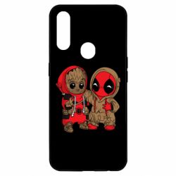Чехол для Oppo A31 Baby Groot And Deadpool - PrintSalon