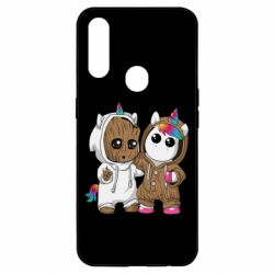 Чехол для Oppo A31 Baby Groot And Unicorn - PrintSalon