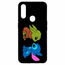 Чехол для Oppo A31 Baby Yoda And Stitch - PrintSalon