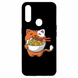 Чехол для Oppo A31 Cat and Ramen - PrintSalon