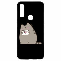 Чехол для Oppo A31 Cat with a letter - PrintSalon
