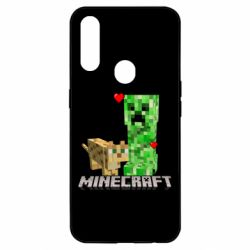 Чехол для Oppo A31 Creeper and Cat - PrintSalon