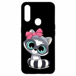 Чехол для Oppo A31 Cute raccoon - PrintSalon