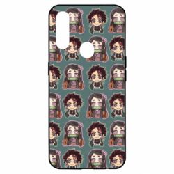 Чехол для Oppo A31 Cute Tanjiro with Nezuko - PrintSalon