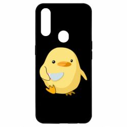 Чехол для Oppo A31 Цыпленок с ножом мем - PrintSalon