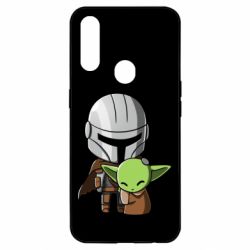 Чехол для Oppo A31 Din Djarin And The Child - PrintSalon