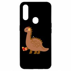 Чехол для Oppo A31 Dinosaur in sock - PrintSalon