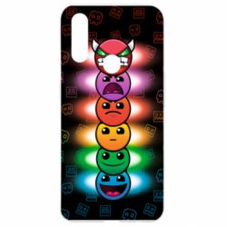 Чохол для Oppo A31 Geometry Dash Levels - PrintSalon