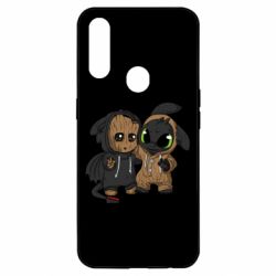 Чехол для Oppo A31 Groot And Toothless - PrintSalon