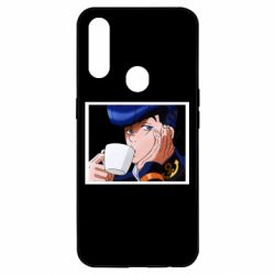 Чехол для Oppo A31 Higashikata Josuke drinking tea - PrintSalon