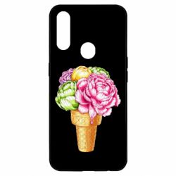 Чехол для Oppo A31 Ice cream flowers - PrintSalon