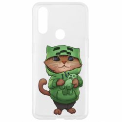 Чехол для Oppo A31 Кот Майнкрафт - PrintSalon