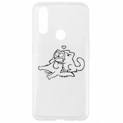 Чехол для Oppo A31 Кот Саймона Любовь - PrintSalon
