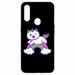 Чехол для Oppo A31 Котик-единорог - PrintSalon