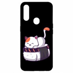 Чехол для Oppo A31 Котик. Суши-кровать - PrintSalon