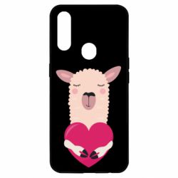 Чохол для Oppo A31 Lama with heart - PrintSalon