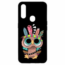 Чехол для Oppo A31 Little owl with feathers - PrintSalon