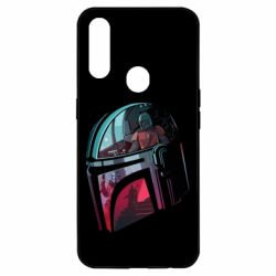 Чехол для Oppo A31 Mandalorian Helmet profil - PrintSalon