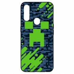 Чехол для Oppo A31 Minecraft Creeper - PrintSalon
