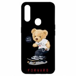 Чехол для Oppo A31 Мишка тедди на скейте-PrintSalon Чехол для Oppo A31 Мишка тедди на скейте