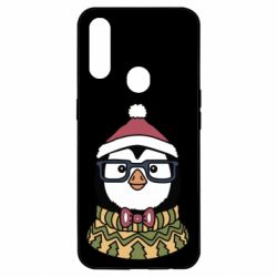 Чехол для Oppo A31 New Year's Penguin - PrintSalon