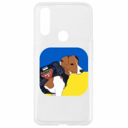 Чехол для Oppo A31 Патрон на фоне флага - PrintSalon