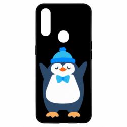 Чехол для Oppo A31 Penguin in a hat - PrintSalon