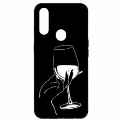 Чехол для Oppo A31 Рука с бокалом - PrintSalon