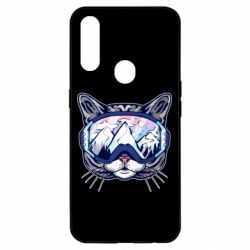 Чехол для Oppo A31 Snowboard Cat - PrintSalon