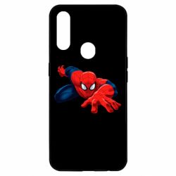 Чехол для Oppo A31 Spiderman and jump - PrintSalon