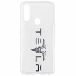 Чехол для Oppo A31 Tesla Car logo - PrintSalon